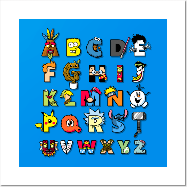 ABC nerd Wall Art by NemiMakeit